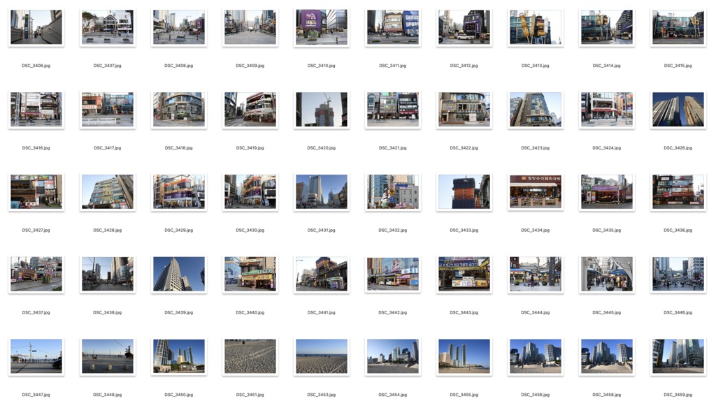 【背景資料画像】韓国2釜山の街並み【BOOTH版限定】