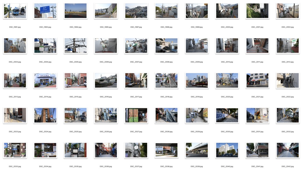 【背景資料画像】韓国2釜山の街並み【BOOTH版限定】