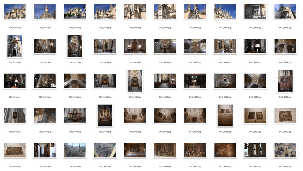 【背景資料画像】スペイン3世界遺産セゴビア旧市街・水道橋・城・聖堂