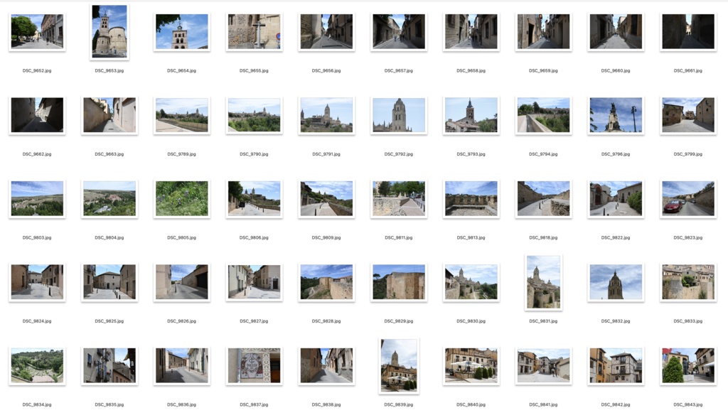 【背景資料画像】スペイン3世界遺産セゴビア旧市街・水道橋・城・聖堂