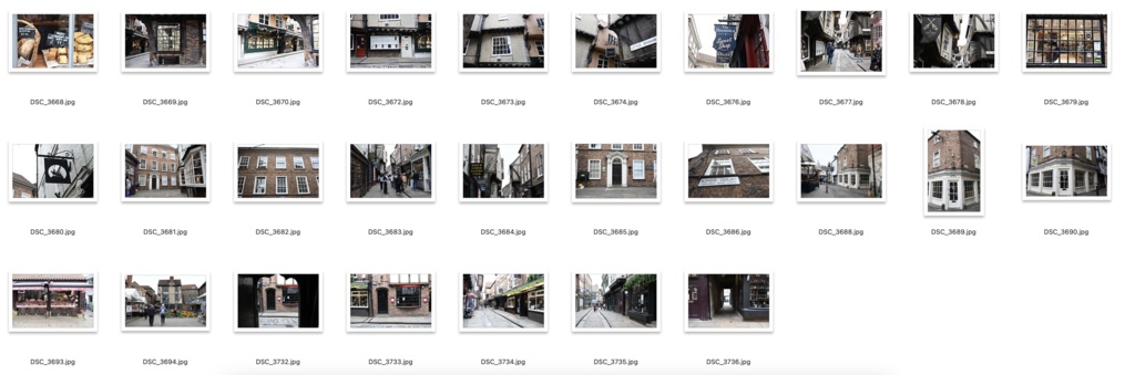 【背景資料画像】イギリスの街ヨークの街並みと大聖堂