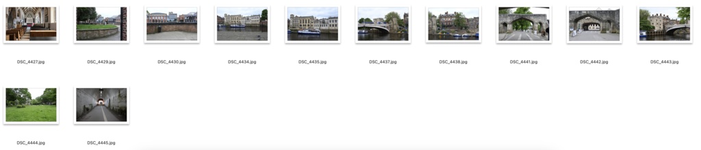 【背景資料画像】イギリスの街ヨークの街並みと大聖堂