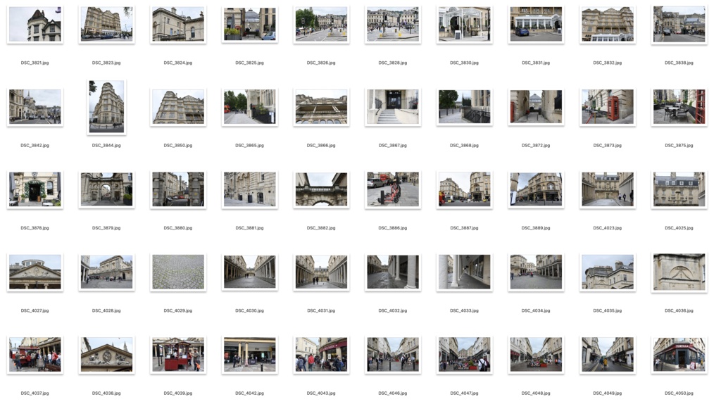 【背景資料画像】イギリス世界遺産バースの街並み