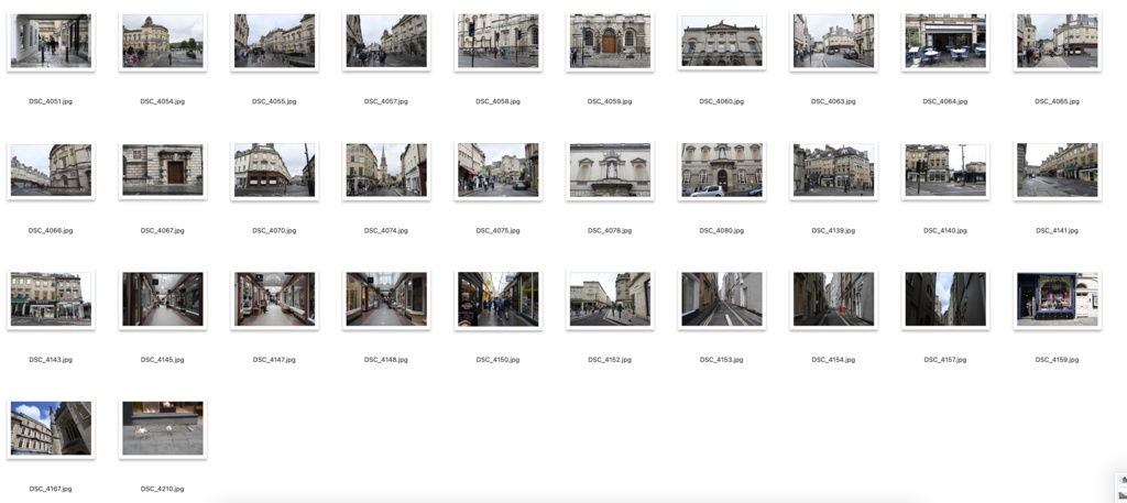 【背景資料画像】イギリス世界遺産バースの街並み