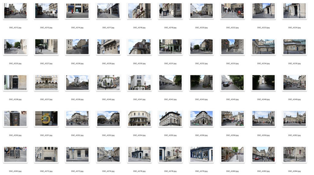 【背景資料画像】イギリス世界遺産バースの街並み