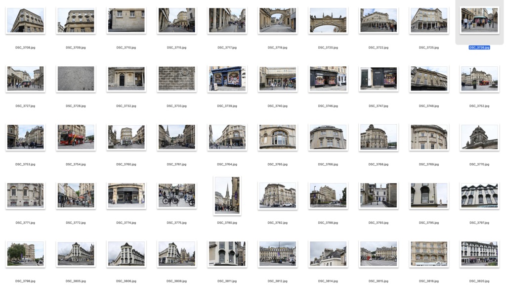 【背景資料画像】イギリス世界遺産バースの街並み