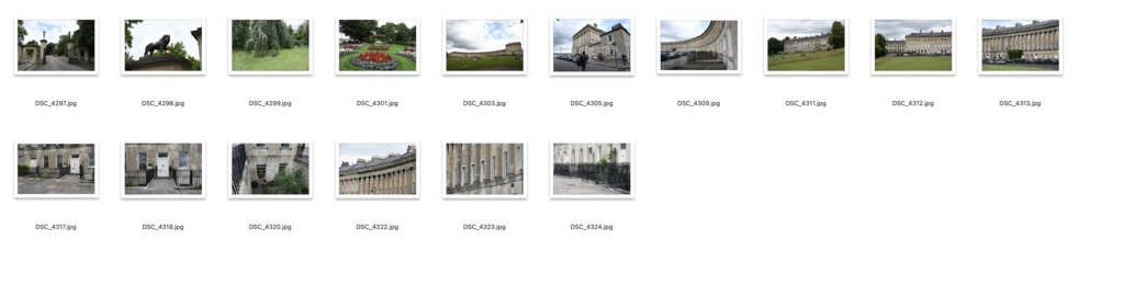 【背景資料画像】イギリス世界遺産バースの街並み