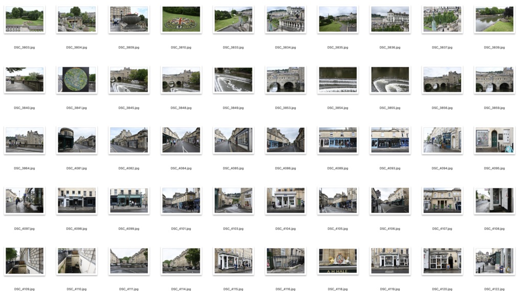 【背景資料画像】イギリス世界遺産バースの街並み