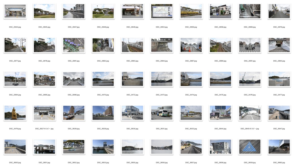 【背景資料画像】尾道の街並み・路地裏・商店街・階段