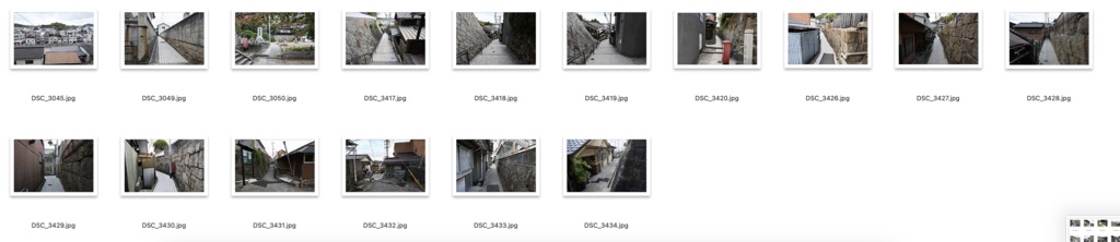 【背景資料画像】尾道の街並み・路地裏・商店街・階段