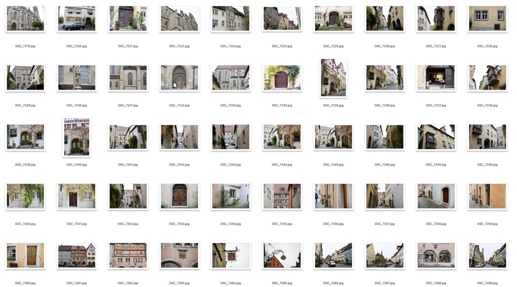 【背景資料画像】ドイツ中世の街並み・城壁・砦〜ローテンブルク編