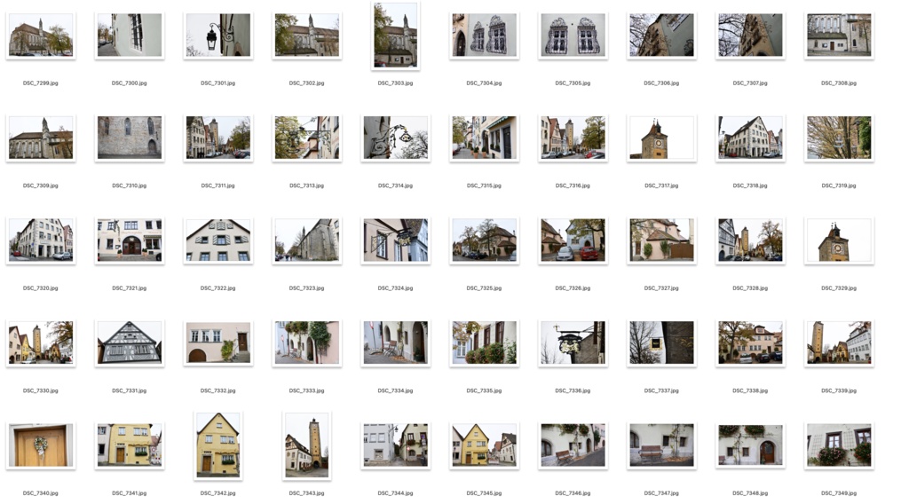 【背景資料画像】ドイツ中世の街並み・城壁・砦〜ローテンブルク編