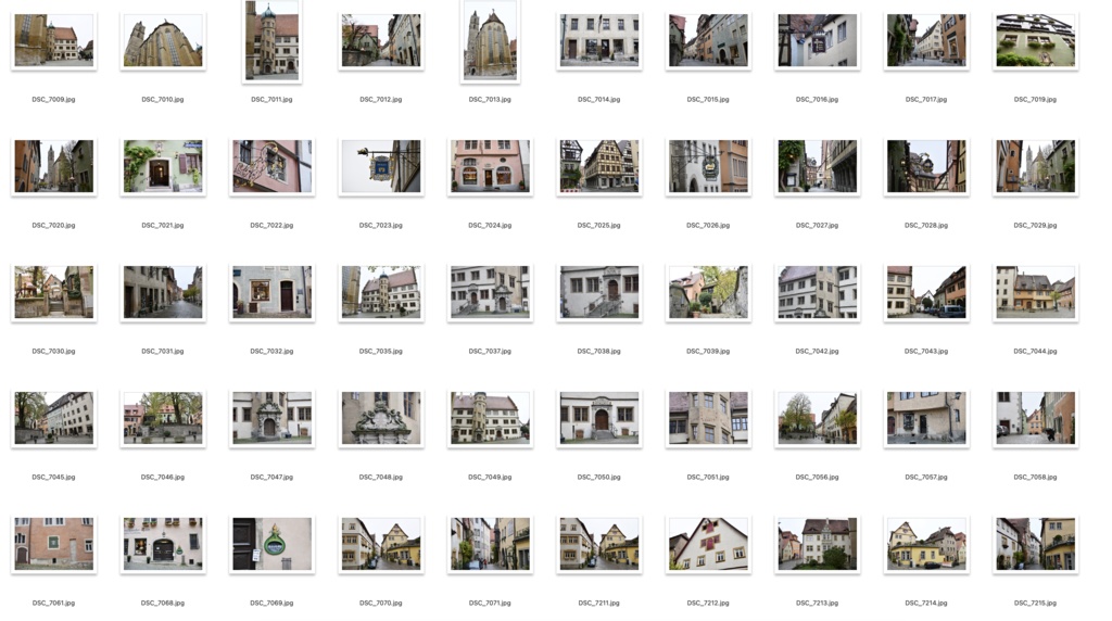 【背景資料画像】ドイツ中世の街並み・城壁・砦〜ローテンブルク編