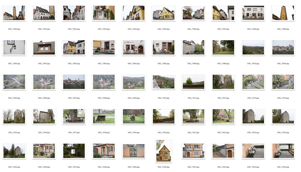 【背景資料画像】ドイツ中世の街並み・城壁・砦〜ローテンブルク編