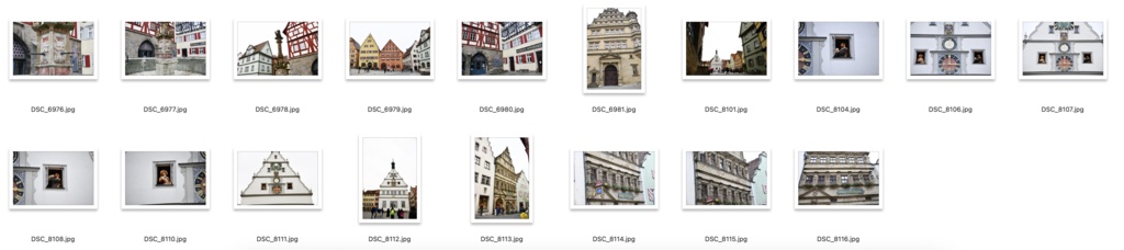 【背景資料画像】ドイツ中世の街並み・城壁・砦〜ローテンブルク編