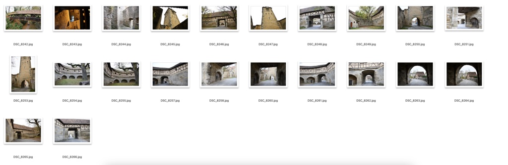 【背景資料画像】ドイツ中世の街並み・城壁・砦〜ローテンブルク編