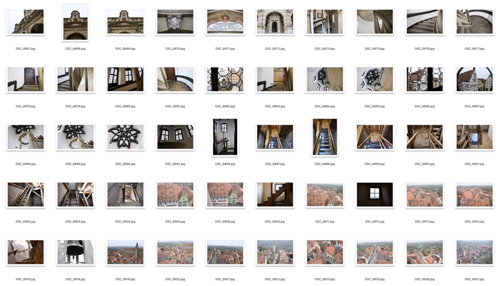 【背景資料画像】ドイツ中世の街並み・城壁・砦〜ローテンブルク編