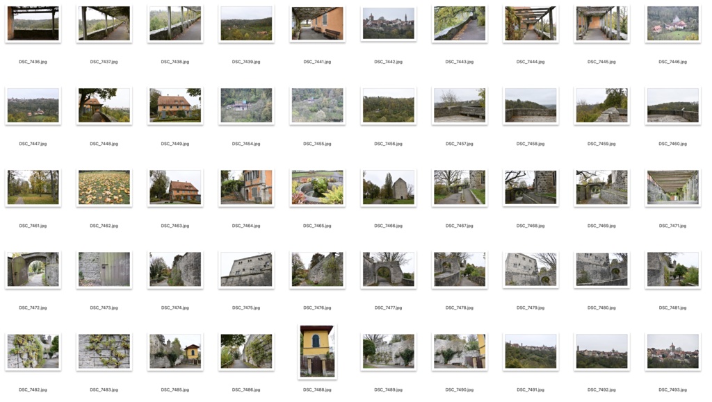 【背景資料画像】ドイツ中世の街並み・城壁・砦〜ローテンブルク編
