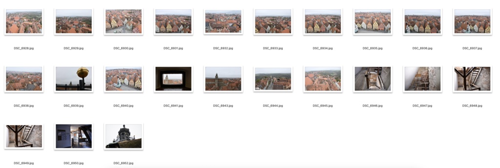 【背景資料画像】ドイツ中世の街並み・城壁・砦〜ローテンブルク編