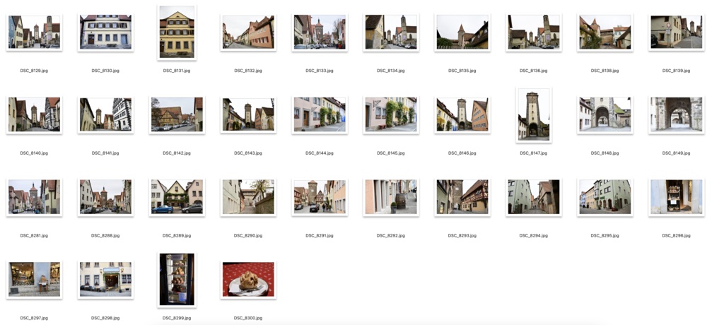 【背景資料画像】ドイツ中世の街並み・城壁・砦〜ローテンブルク編
