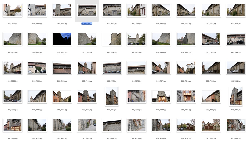 【背景資料画像】ドイツ中世の街並み・城壁・砦〜ローテンブルク編