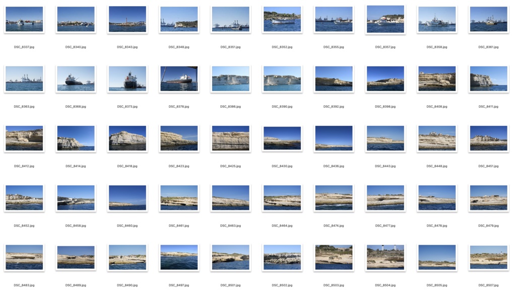 【背景資料画像】ヨーロッパの港町・港市場〜マルタ・マルサシュロック編