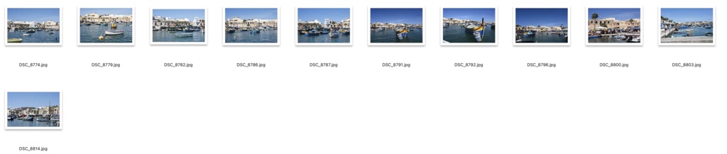 【背景資料画像】ヨーロッパの港町・港市場〜マルタ・マルサシュロック編