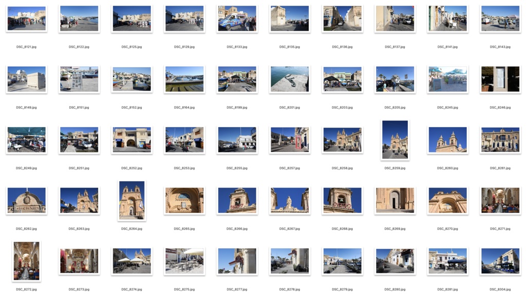 【背景資料画像】ヨーロッパの港町・港市場〜マルタ・マルサシュロック編