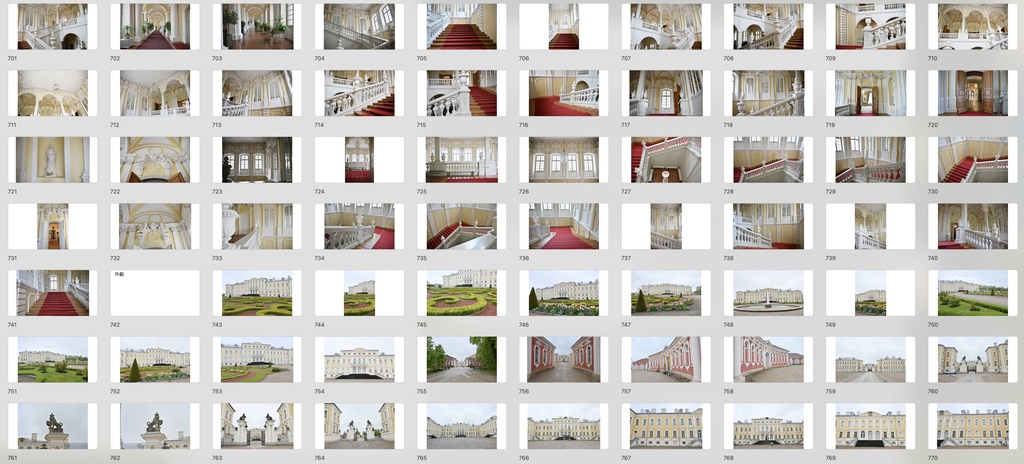 【背景資料画像】ヨーロッパの宮殿1ルンダーレ宮殿