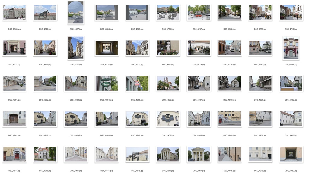 【背景資料画像】世界遺産ビリニュスの街並み:バルト3国リトアニア【BOOTH版限定】