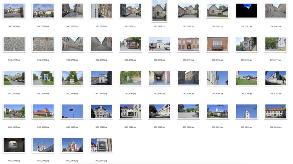 【背景資料画像】世界遺産ビリニュスの街並み:バルト3国リトアニア【BOOTH版限定】