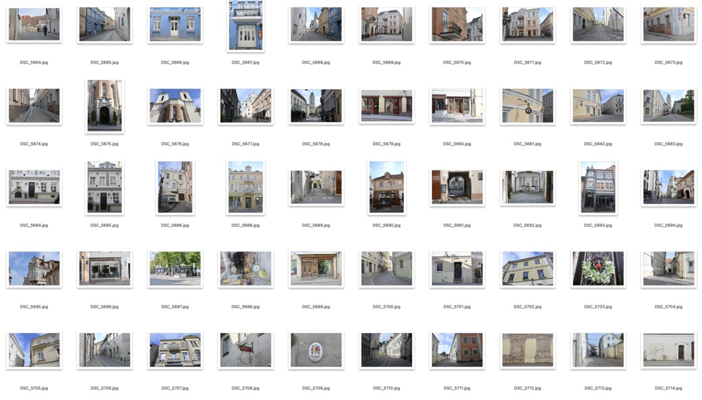 【背景資料画像】世界遺産ビリニュスの街並み:バルト3国リトアニア【BOOTH版限定】