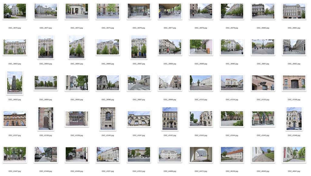 【背景資料画像】世界遺産ビリニュスの街並み:バルト3国リトアニア【BOOTH版限定】