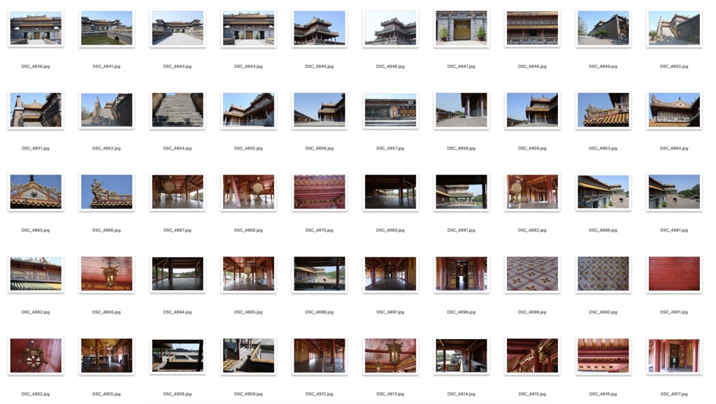 【背景資料画像】宮殿・城2ベトナム編:世界遺産フエ王宮など