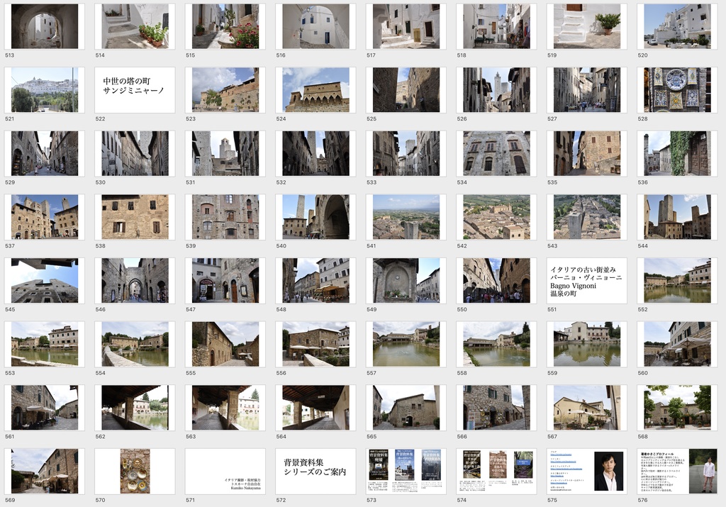 【背景資料画像】中世ヨーロッパの町並み・イタリア編