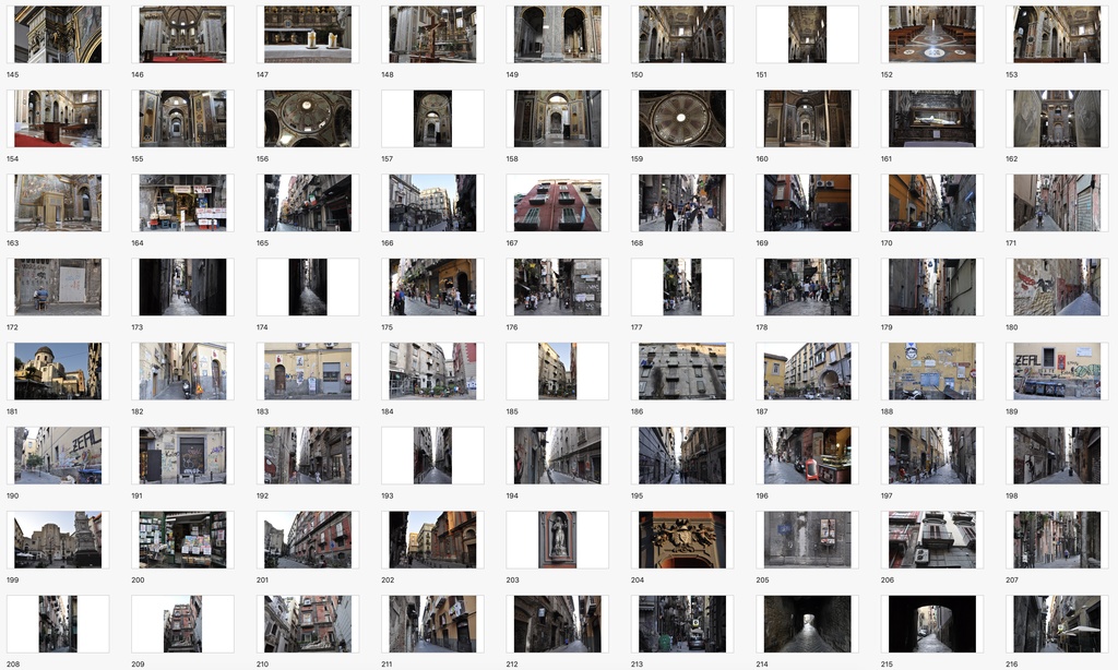 【背景資料画像】南イタリア・ナポリとアマルフィ海岸の街並み