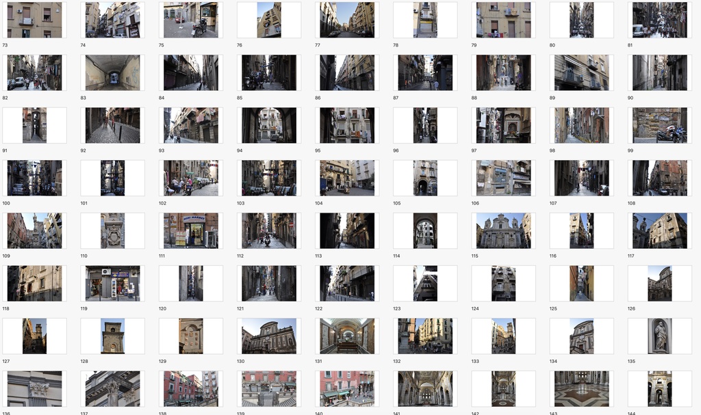 【背景資料画像】南イタリア・ナポリとアマルフィ海岸の街並み