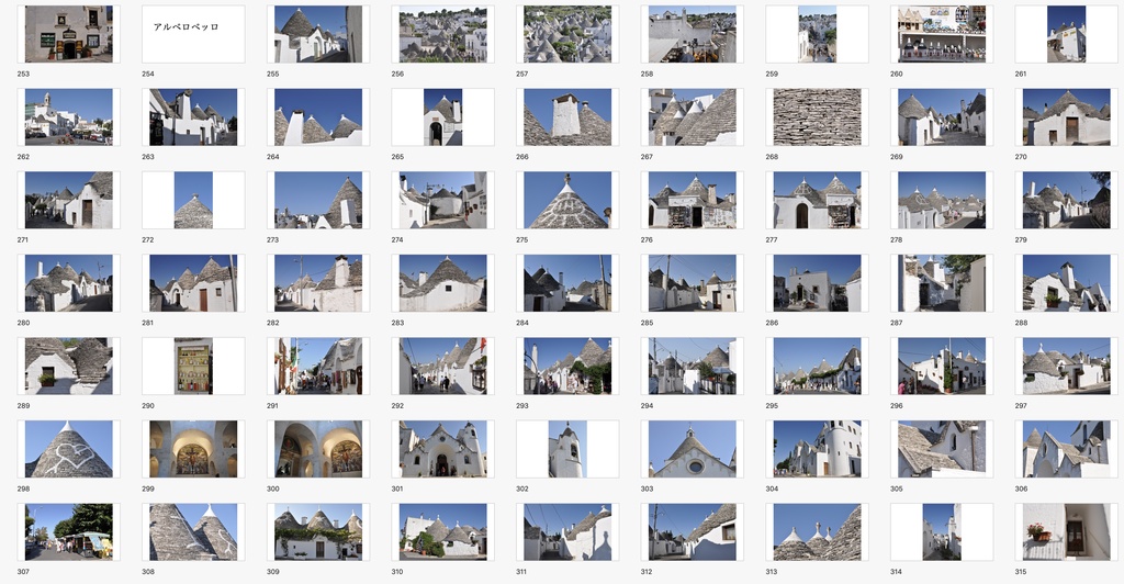 【背景資料画像】南イタリア・世界遺産マテーラ&アルベロベッロ+バーリの街並み