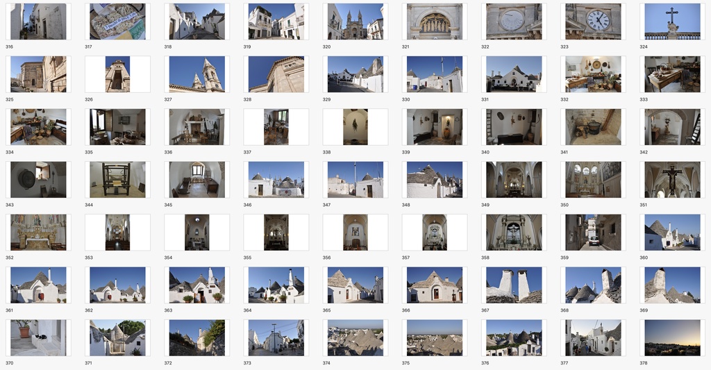 【背景資料画像】南イタリア・世界遺産マテーラ&アルベロベッロ+バーリの街並み