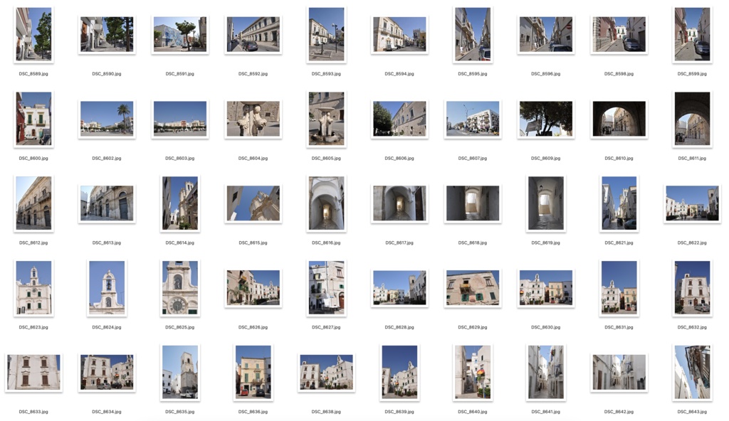 【背景資料画像】イタリア白い町!オストゥーニ&ポリニャーノアマーレ【BOOTH版のみ販売】