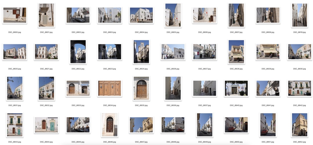 【背景資料画像】イタリア白い町!オストゥーニ&ポリニャーノアマーレ【BOOTH版のみ販売】