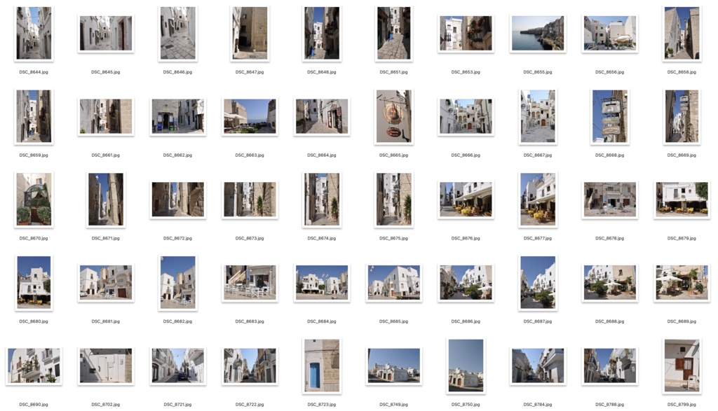 【背景資料画像】イタリア白い町!オストゥーニ&ポリニャーノアマーレ【BOOTH版のみ販売】