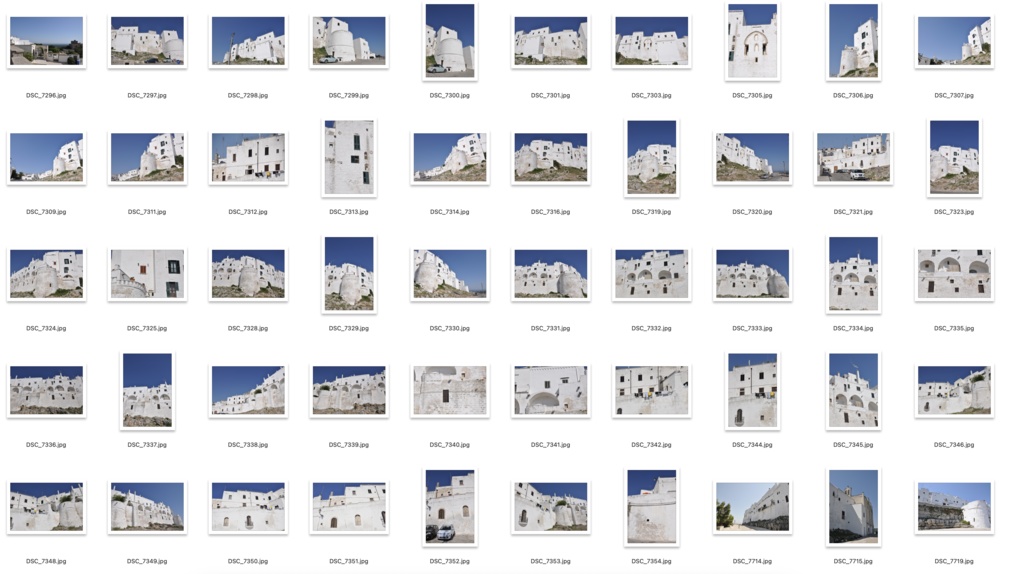 【背景資料画像】イタリア白い町!オストゥーニ&ポリニャーノアマーレ【BOOTH版のみ販売】