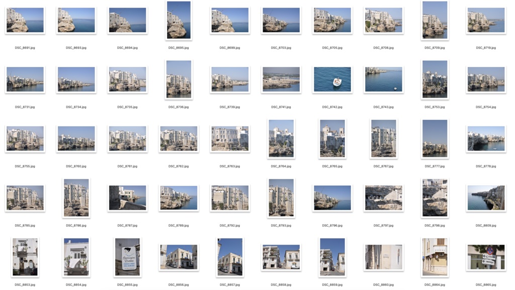 【背景資料画像】イタリア白い町!オストゥーニ&ポリニャーノアマーレ【BOOTH版のみ販売】