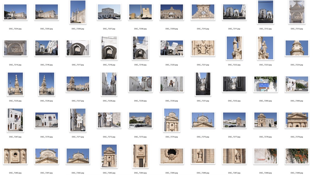 【背景資料画像】イタリア白い町!オストゥーニ&ポリニャーノアマーレ【BOOTH版のみ販売】