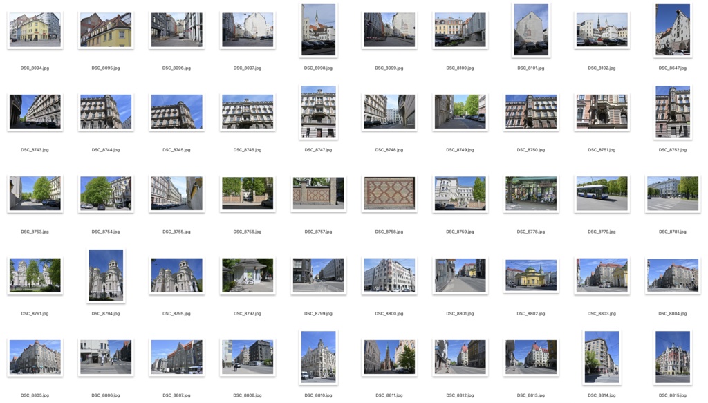【背景資料画像】世界遺産リガの街並み・教会・市場・公園(バルト3国ラトビア)【BOOTH版のみ販売】