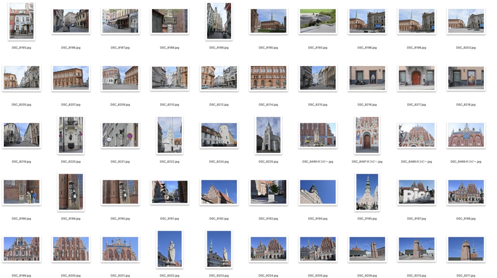 【背景資料画像】世界遺産リガの街並み・教会・市場・公園(バルト3国ラトビア)【BOOTH版のみ販売】