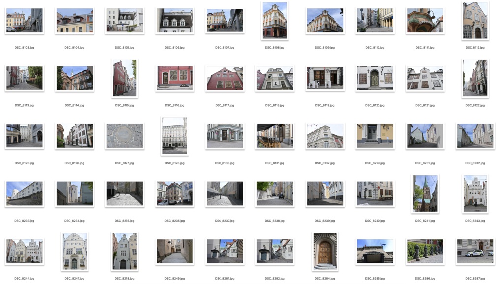 【背景資料画像】世界遺産リガの街並み・教会・市場・公園(バルト3国ラトビア)【BOOTH版のみ販売】