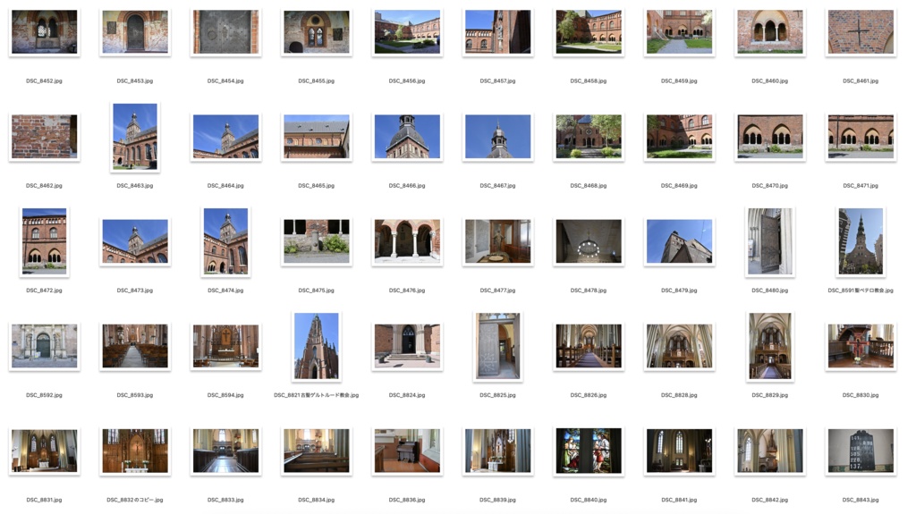 【背景資料画像】世界遺産リガの街並み・教会・市場・公園(バルト3国ラトビア)【BOOTH版のみ販売】