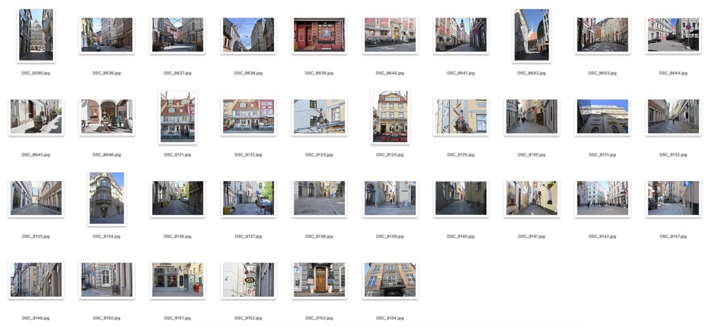 【背景資料画像】世界遺産リガの街並み・教会・市場・公園(バルト3国ラトビア)【BOOTH版のみ販売】